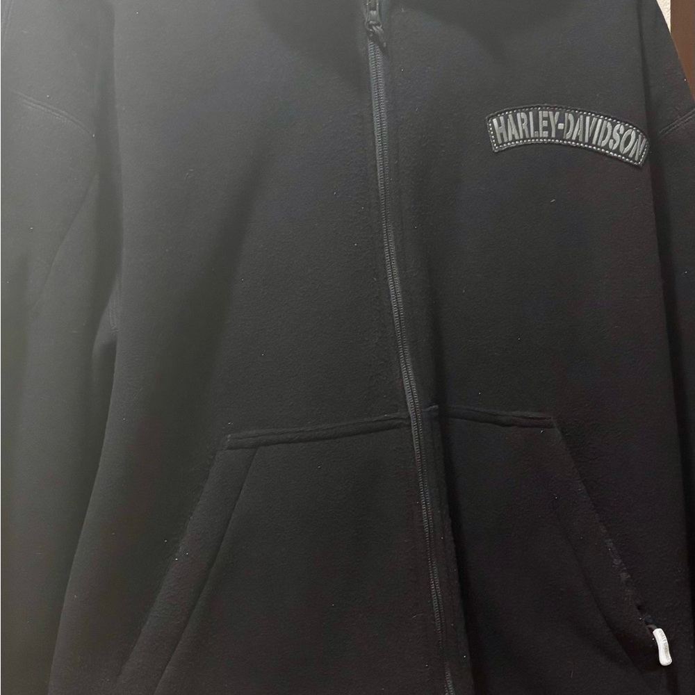 Harley-Davidson Black Full-Zip Hoodie